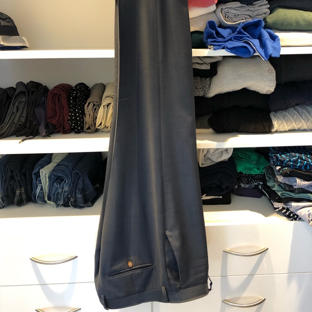 JCrew Thompson Suit Slim Pant Navy 34/30